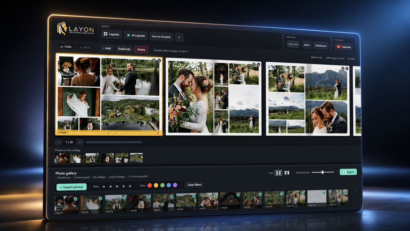 LAYON album design software